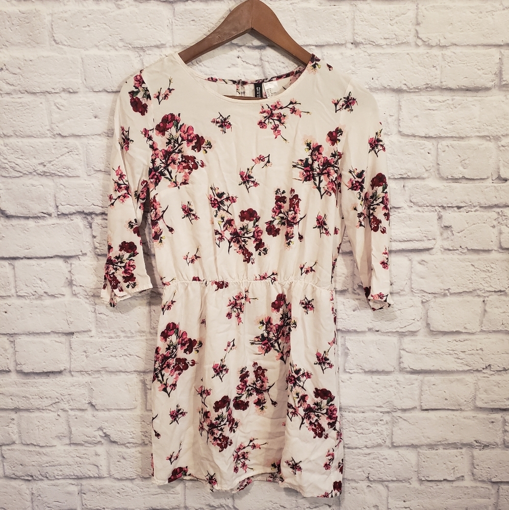 Lightweight Floral Beach Cover up or Sun Dress H&M